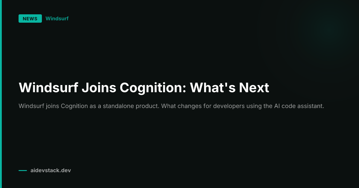 Windsurf Joins Cognition: What's Next