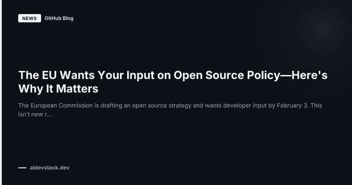 The EU Wants Your Input on Open Source Policy—Here's Why It Matters