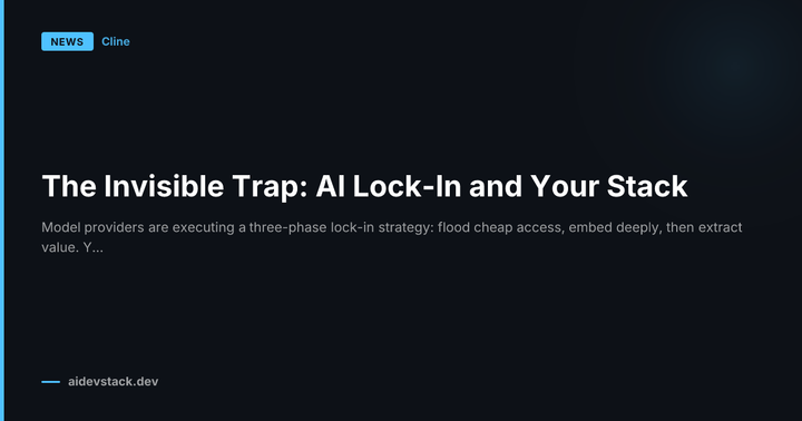 The Invisible Trap: AI Lock-In and Your Stack
