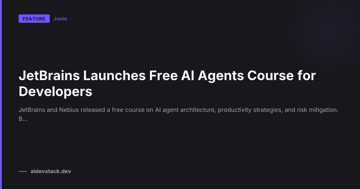 JetBrains Launches Free AI Agents Course for Developers